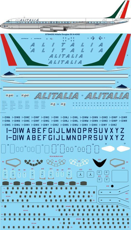 Alitalia DC-8-62-H I-DIWN 少々難あり Alitalia DC-8-62-H I-DIWN 少々難あり Alitalia DC-8-62-H I-
