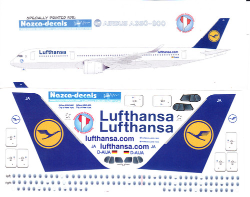 1/144 Scale Decal Lufthansa A350-900