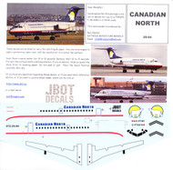 1/144 Scale Decal Canadian North F-28