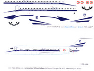 1/144 Scale Decal Italian Airforce AMI DC9-30