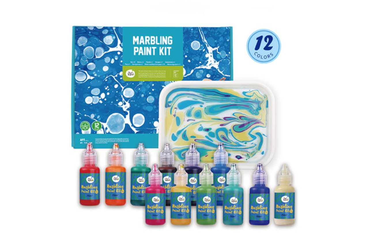 Marble Painting Kit - 12 colours - My Little Room