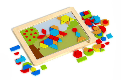 Magnetic Puzzle Board - Shapes