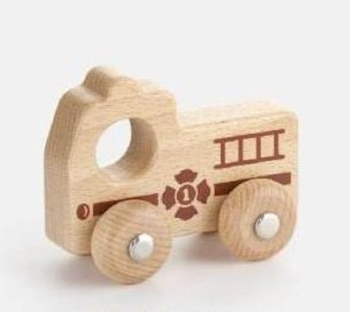 Mini Fire Truck - Natural