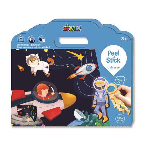 Peel and Stick - Space Galaxy Play Set