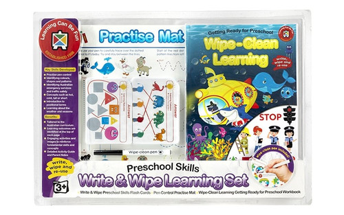 Wipe-Clean Learning Set - Preschool Skills