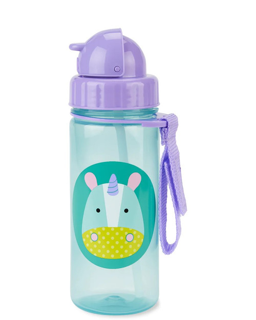 Zoo Straw Bottle - Unicorn
