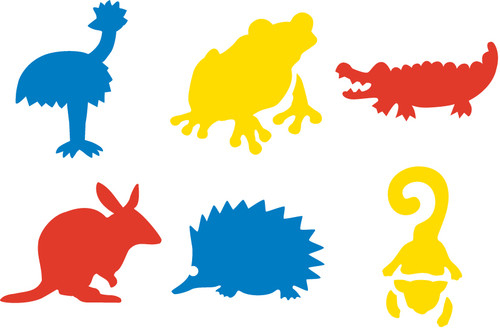 Australian Animals Stencils Series 2 - set of 6