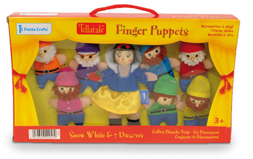 Snow White finger puppet set
