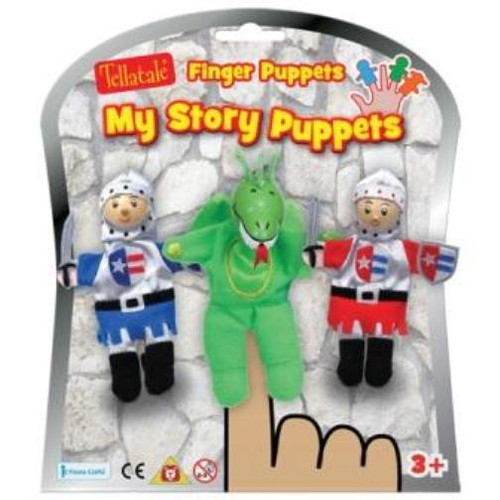 Knights finger puppet set