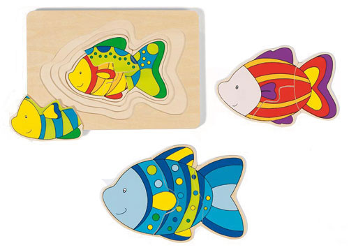4 Layer Fish Puzzle