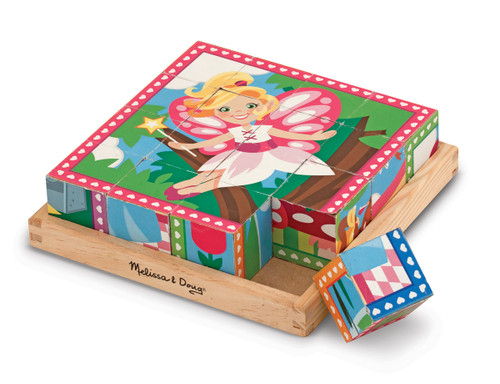 Princess & Fairies Cube Puzzle - 16 pieces