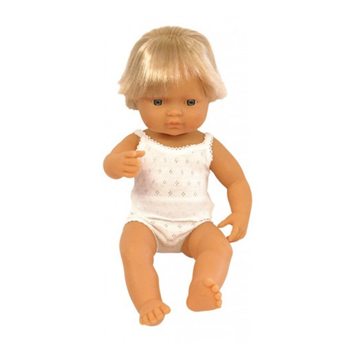 Baby Doll Caucasian Boy 38cm