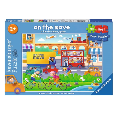 On the Move First Floor Puzzle - 16 pieces