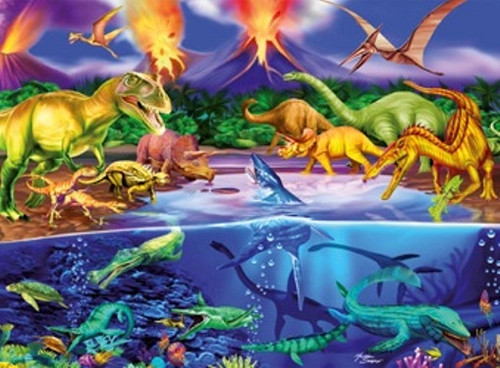 Prehistoric Times Puzzle 300 pieces