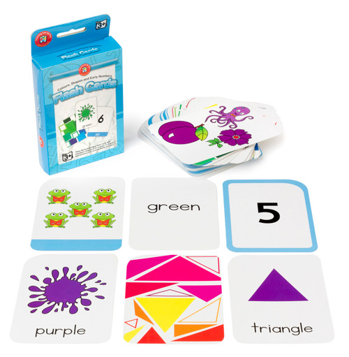Flash Cards - Colours, Shapes and Early Numbers