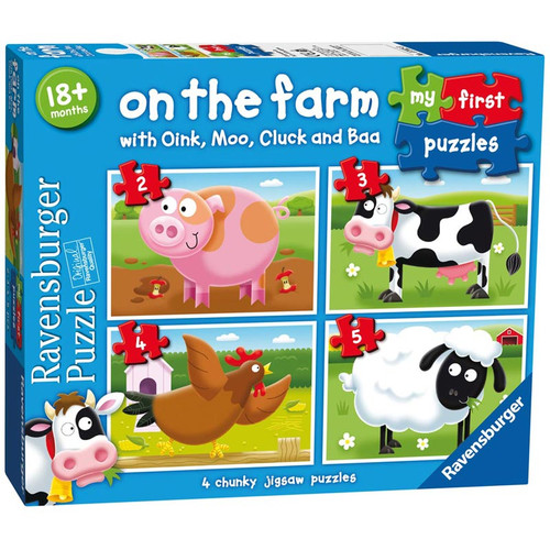 On the Farm My First Puzzle - 2, 3, 4 & 5 piece puzzles