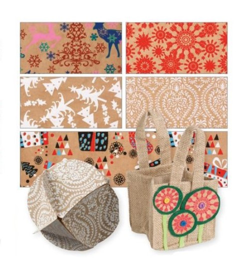 Kraft Paper - Christmas - Assorted set of 40 sheets