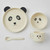 Animal Faces Bamboo Dinner Set - 4 pieces - Panda