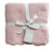 Baby Blanket - Organic Mini Moss Stitch - Pink