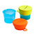 Snug snack cups with lids Teal - pack of 2