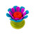 Forb mini silicone dish brush - Blue