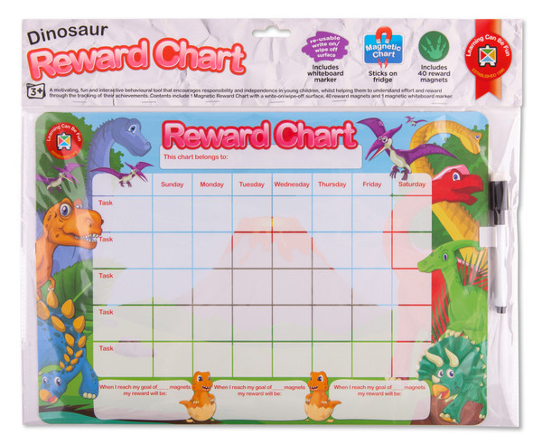 Magnetic Reward Chart - Dinosaur