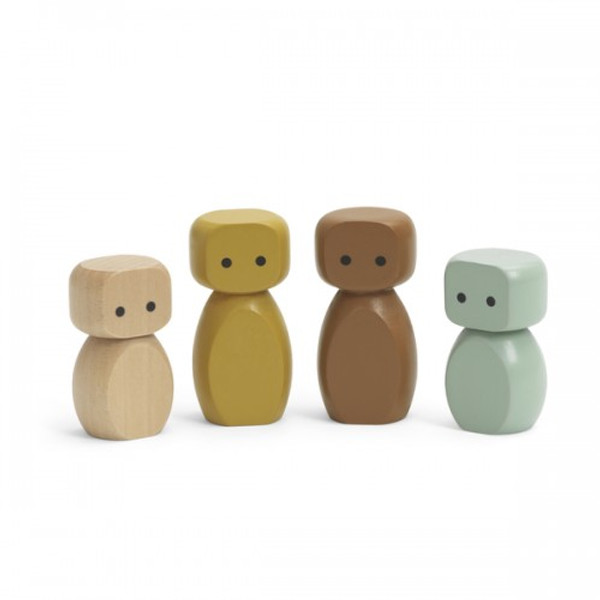 Play World - 4 Wooden Figurines Set