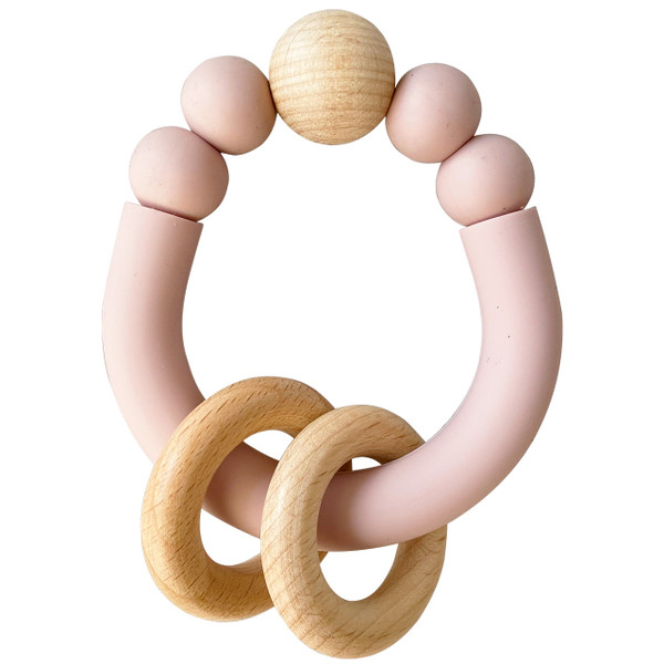 Silicone Teether - Remy Beechwood - Petal