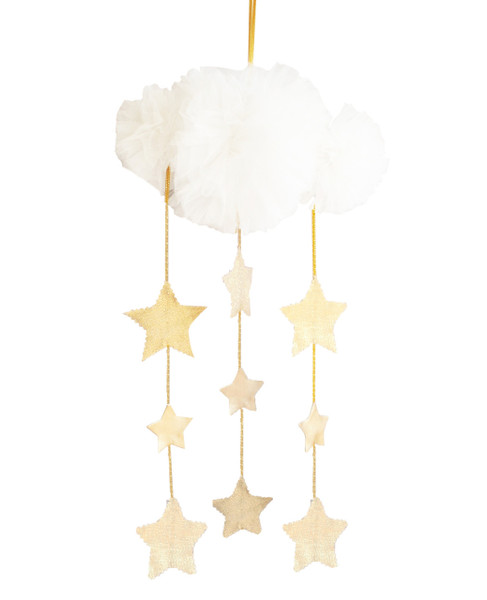 Mobile - Tulle Cloud - Ivory & Gold