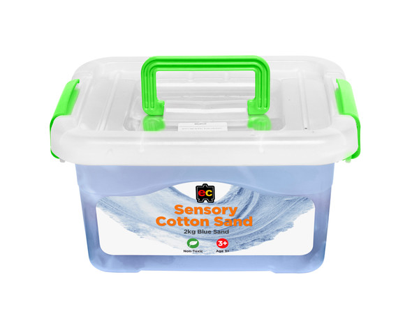 Sensory Cotton Sand - 2kg Blue