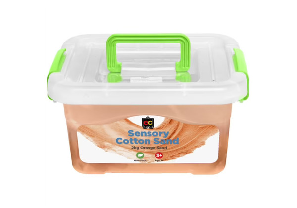Sensory Cotton Sand - 2kg Orange