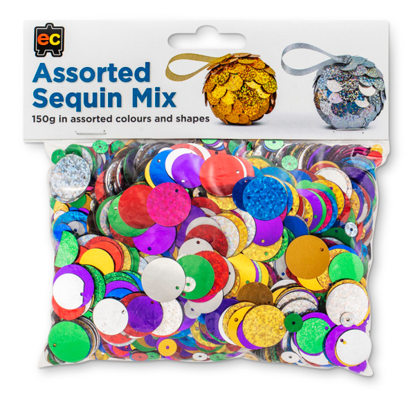 Sequins Embossed and Normal Mix - 150gm