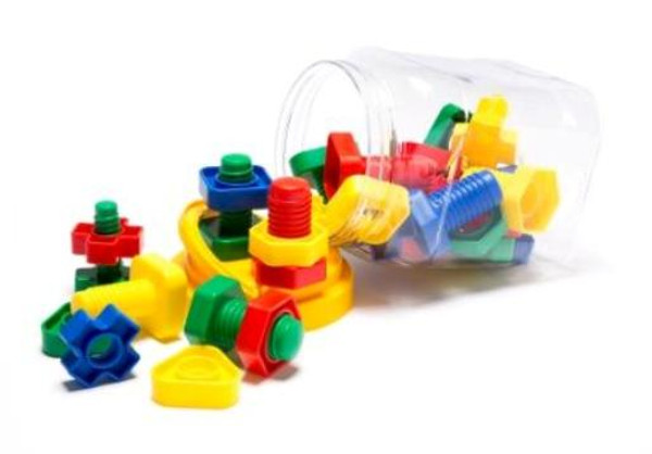 Nut and Bolts Jar of 32