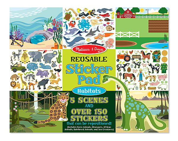 Reusable Sticker Book - Habitats