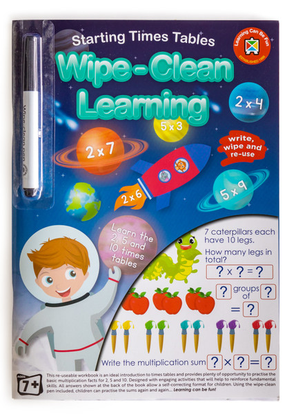 Wipe-Clean Learning - Starting Times Tables