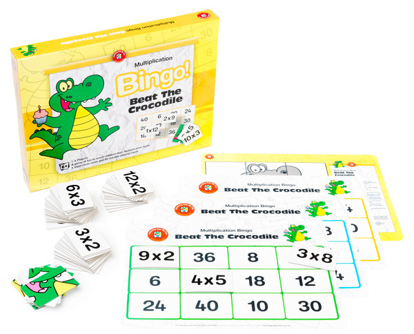 Beat the Crocodile Bingo - Multiplication