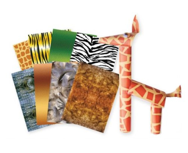Animal Pattern Paper A4 - Assorted set of 40 sheets