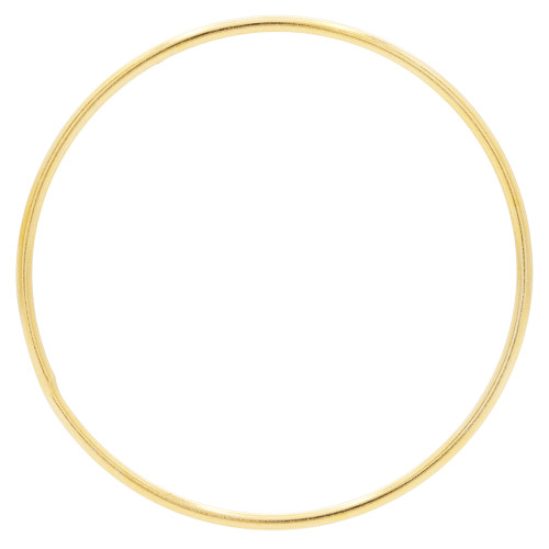 Anilla Soldada de Plata bañada en Oro Amarillo de 30.0 MM de Diámetro Exterior + Hilo de 1.0 MM