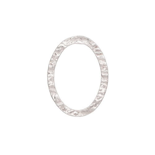 ENTREPIEZA MARTELÉ OVALADA 27X20MM