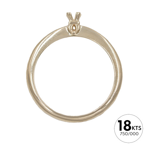 SOLITARIO 1P 0.05 DE 4 GRAPAS - ORO 18K