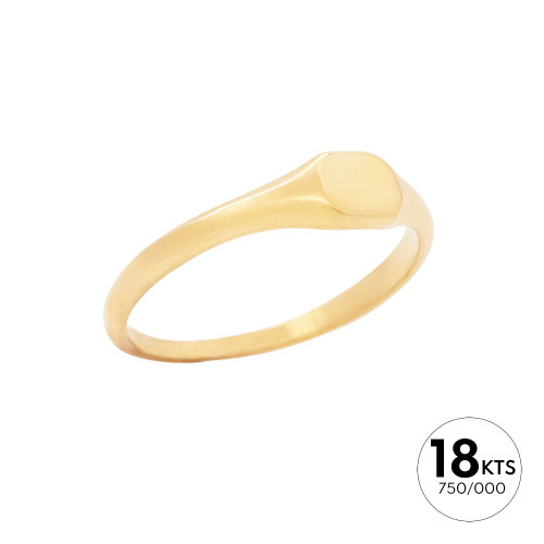 SELLO MACIZO +BASE PEQUEÑA - ORO 18K