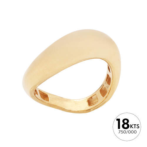 ANILLO DE ONDA 7.50 Ø - ORO 18K