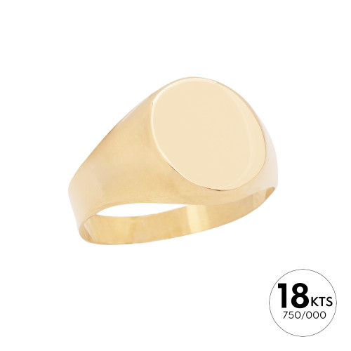 SELLO +BASE REDONDA 11.50X12.50 Ø - ORO 18K