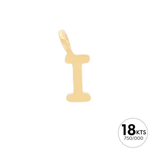 LETRA "I" - ORO 18K