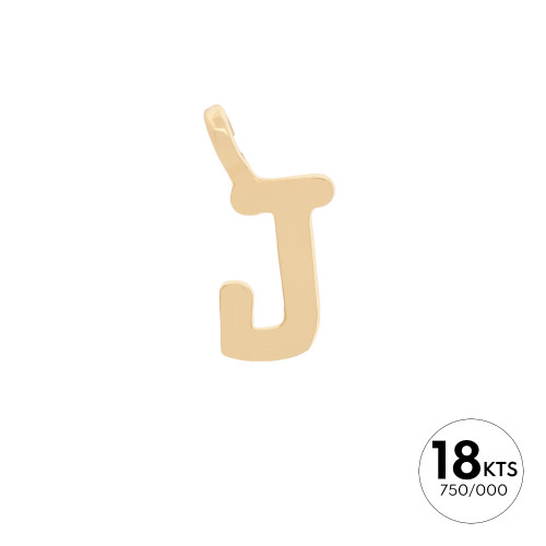 LETRA "J" - ORO 18K