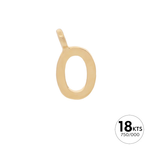 LETRA "O" - ORO 18K