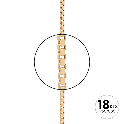 VENECIANA HUECA 050-7 - ORO 18K