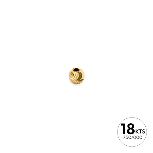 BOLA 4.0MM GALLONADA - ORO 18K