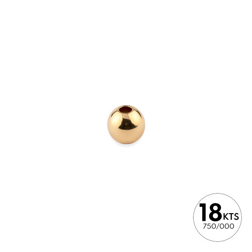 BOLA 6.0MM LISA - ORO 18K