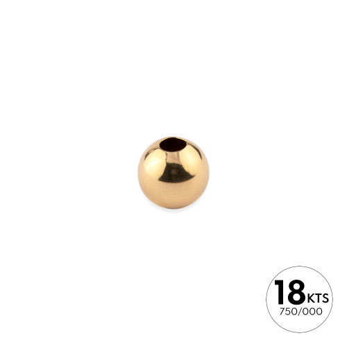 BOLA 8.0MM LISA - ORO 18K